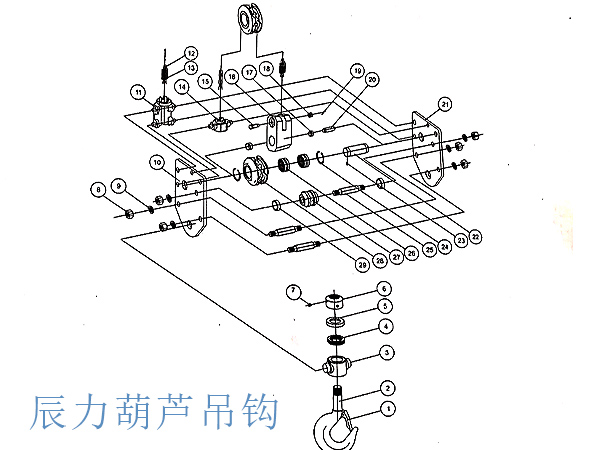 链条电动葫芦吊钩 链条电动葫芦吊钩
